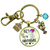 Let's Go On Adventure Keychain Balloon House Charm Amazing Life Up In Clouds Pendant - Gutsy Goodness