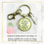Be Courageous Keychain My Courage Rises Jane Austen Quote Inspirational Jewelry Arrow - Gutsy Goodness