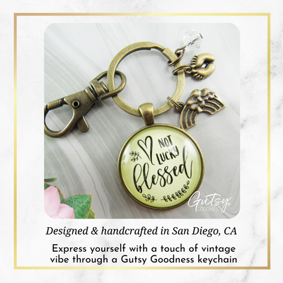 Rainbow Baby Keychain Not Lucky Blessed Jewelry Encourage For Mom After Loss Storm  Keychain - Women - Gutsy Goodness Handmade Jewelry