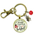 Ladybug Keychain Never Too Busy Friendship Quote Gardener Jewelry - Gutsy Goodness
