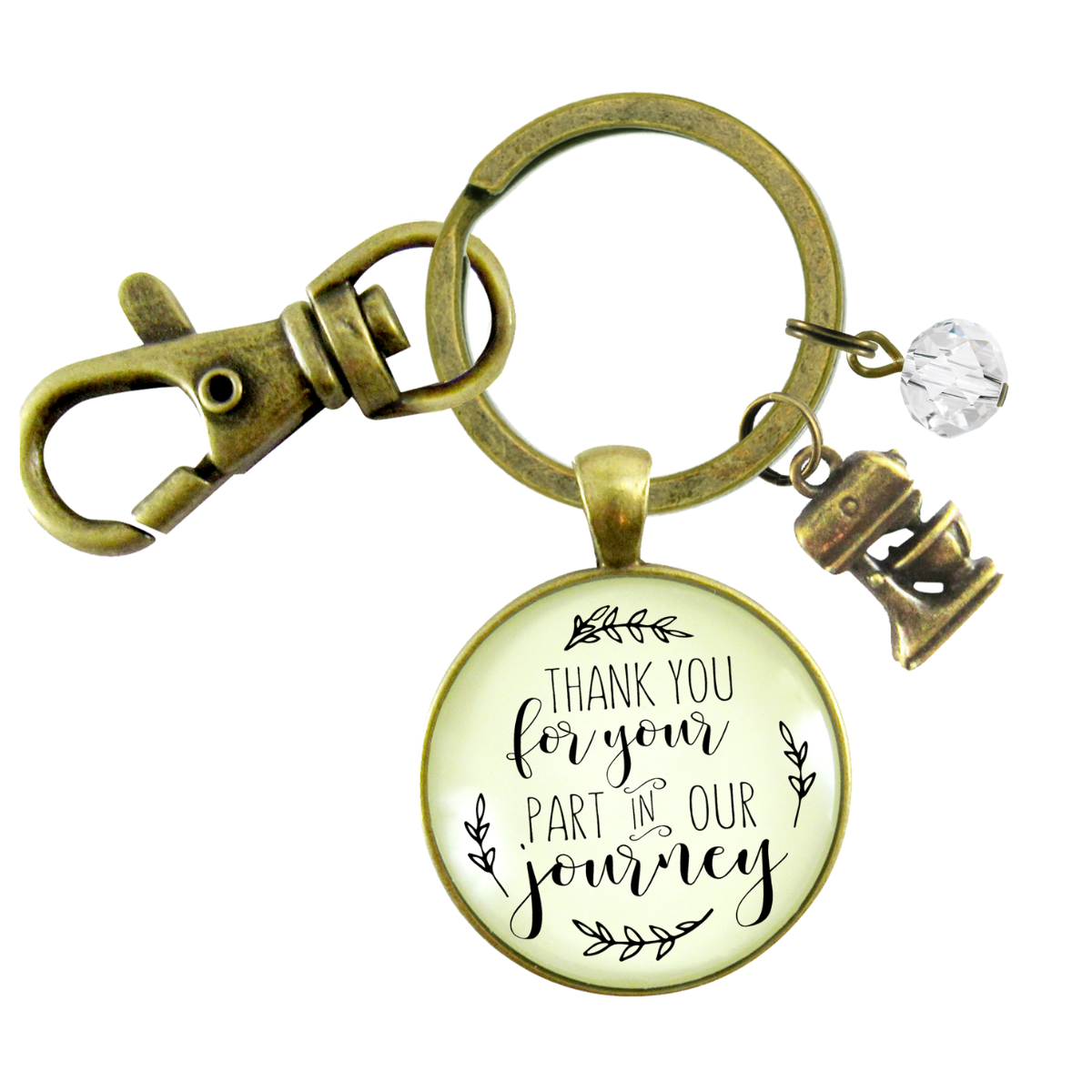 Wedding Cake Baker Gift Keychain Thank You for Your Part Mixer Charm  Keychain - Women - Gutsy Goodness Handmade Jewelry