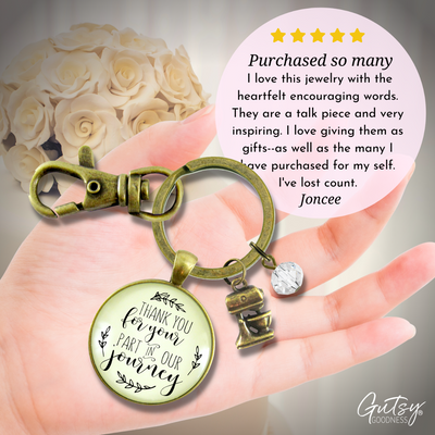 Wedding Cake Baker Gift Keychain Thank You for Your Part Mixer Charm  Keychain - Women - Gutsy Goodness Handmade Jewelry