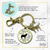 Wolf Keychain Throw Me To The Wolves Leading Pack Tribal Survivor Medallion Jewelry - Gutsy Goodness