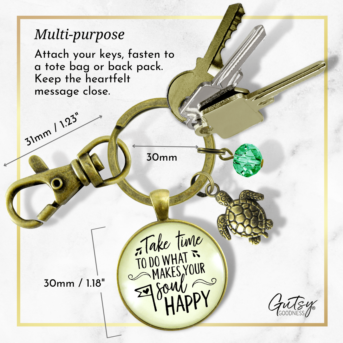Coach 2025 turtle keychain