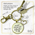 BFF Keychain Sweet Friendship Refreshes Soul Inspirational Jewelry - Gutsy Goodness