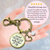 BFF Keychain Sweet Friendship Refreshes Soul Inspirational Jewelry - Gutsy Goodness