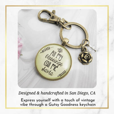 Savta Keychain All My Blessings Call Me Savta Jewish Hebrew Grandma Jewelry Gift - Gutsy Goodness Handmade Jewelry;Savta Keychain All My Blessings Call Me Savta Jewish Hebrew Grandma Jewelry Gift - Gutsy Goodness Handmade Jewelry Gifts