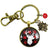 Deer Antler Keychain Buffalo Red Hunter Plaid Christmas Jewelry
