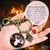 Deer Antler Keychain Buffalo Red Hunter Plaid Christmas Jewelry
