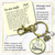 Book Keychain Don't Bug Me I'm Reading Jewelry For Readers Author Bronze Charm - Gutsy Goodness