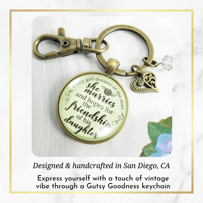 To Stepdaughter Keychain Dream of Friendship From Bonus Step Mother Wedding Day Gift - Gutsy Goodness Handmade Jewelry;To Stepdaughter Keychain Dream Of Friendship From Bonus Step Mother Wedding Day Gift - Gutsy Goodness Handmade Jewelry Gifts