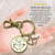 Family Is Connected Heart To Heart Keychain Together Forever Love Reunion Jewelry - Gutsy Goodness