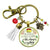 Christmas Jewelry For Women For Unto Us a Child Is Born Charm Keychain Faith Nativity Handmade Pendant