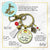 Christmas Jewelry For Women For Unto Us a Child Is Born Charm Keychain Faith Nativity Handmade Pendant