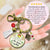 Christmas Jewelry For Women For Unto Us a Child Is Born Charm Keychain Faith Nativity Handmade Pendant