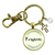 Forgiven Keychain Faith Inspired Christian Women's Jewelry One Word Style Pendant - Gutsy Goodness