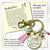 Christmas Candy Keychain Frosted Cookies Movies Peppermint Holiday Season Fun Handmade Charm Key Chain Tassel Jewelry