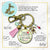 Christmas Candy Keychain Frosted Cookies Movies Peppermint Holiday Season Fun Handmade Charm Key Chain Tassel Jewelry