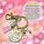 Christmas Candy Keychain Frosted Cookies Movies Peppermint Holiday Season Fun Handmade Charm Key Chain Tassel Jewelry