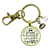 Nursing Keychain God Found Strongest Women Nurses Faith Inspired Gift - Gutsy Goodness