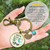 Bible Quote Keychain Under His Wings Refuge Psalm 91 Promise Jewelry - Gutsy Goodness