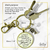 French Horn Keychain To Play A Wrong Note Is Insignificant Beethoven Quote Music Teacher Jewelry - Gutsy Goodness