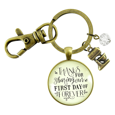 Wedding Cake Baker Gift Keychain Thanks for Sharing Our Day Charm - Gutsy Goodness