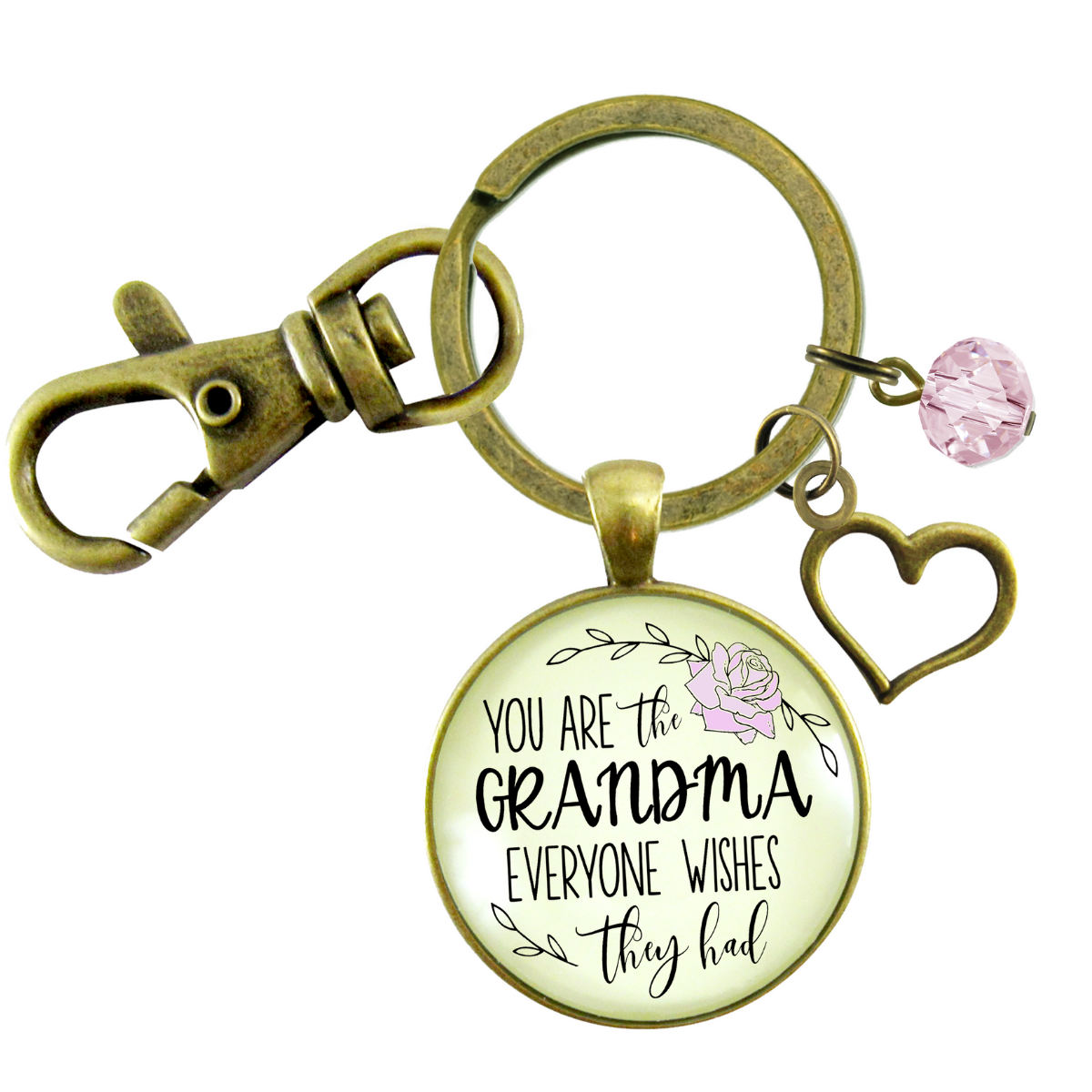 Grandma Keychain You Are The Grandma Everyone Wishes For Gift - Gutsy Goodness Handmade Jewelry;Grandma Keychain You Are The Grandma Everyone Wishes For Gift - Gutsy Goodness Handmade Jewelry Gifts