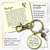 Wedding Florist Gift Keychain Thanks For Sharing Our Day Rustic Flower Bouquet Appreciation - Gutsy Goodness