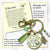 Christmas Pendant Have Yourself a Merry Little Christmas Keychain Handmade Holiday Jewelry Pine Cone Charm