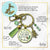 Christmas Pendant Have Yourself a Merry Little Christmas Keychain Handmade Holiday Jewelry Pine Cone Charm
