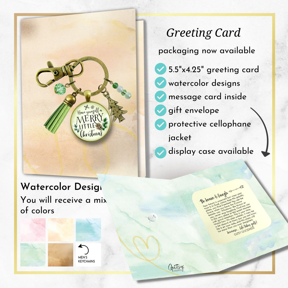 Christmas Pendant Have Yourself a Merry Little Christmas Keychain Handmade Holiday Jewelry Pine Cone Charm