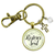He Restores My Soul Psalm 23 Keychain Faith Inspired Charm Jewelry For Women - Gutsy Goodness