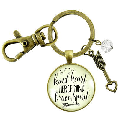 Always Stay Humble And Kind Keychain Country Quote Women Friendship Gift Jewelry - Gutsy Goodness