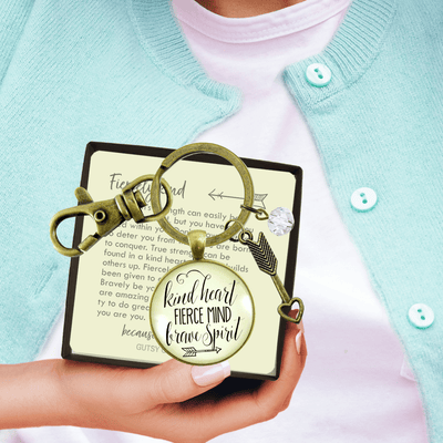 Always Stay Humble And Kind Keychain Country Quote Women Friendship Gift Jewelry - Gutsy Goodness