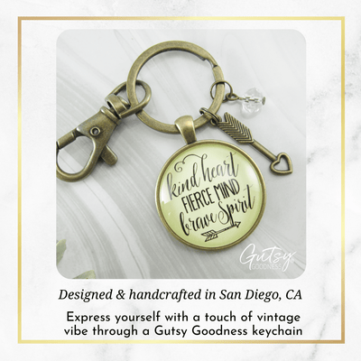 Always Stay Humble And Kind Keychain Country Quote Women Friendship Gift Jewelry - Gutsy Goodness