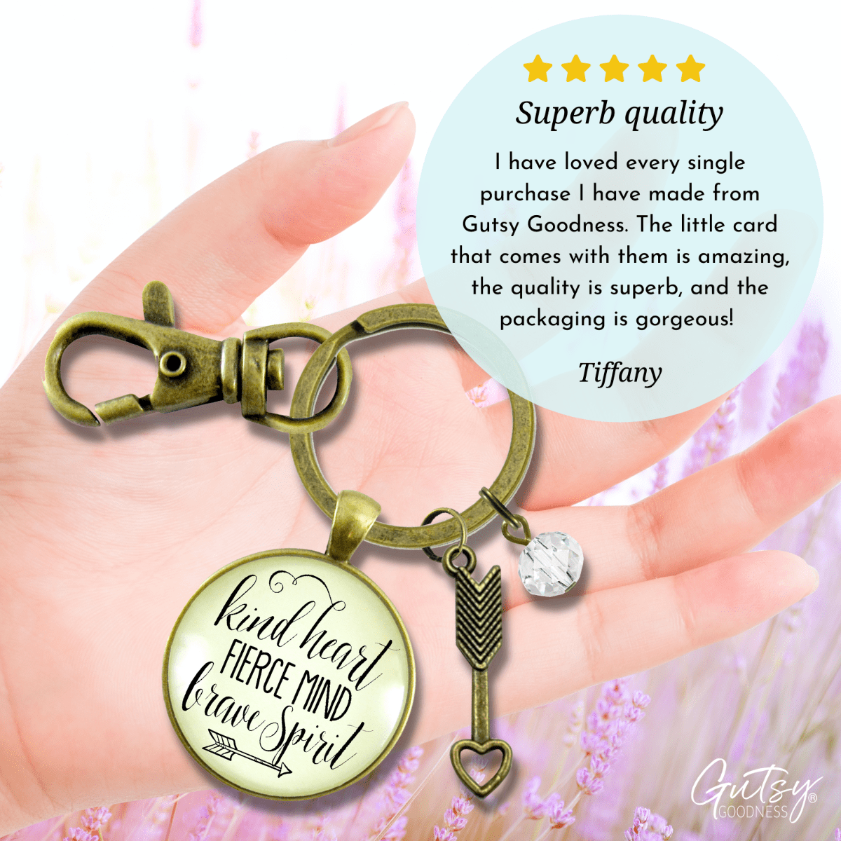 Always Stay Humble And Kind Keychain Country Quote Women Friendship Gift Jewelry - Gutsy Goodness