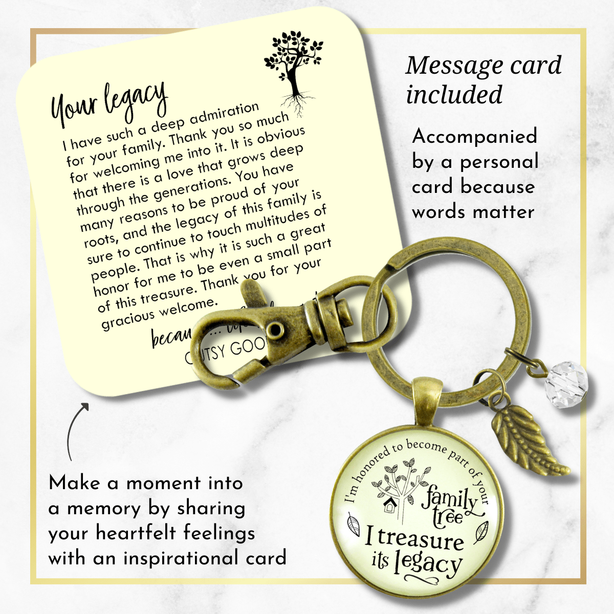 Mother Keychain Family Tree Jewelry Blended Step in Law Families Gift - Gutsy Goodness Handmade Jewelry;Mother Keychain Family Tree Jewelry Blended Step In Law Families Gift - Gutsy Goodness Handmade Jewelry Gifts