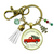 Red Truck Vintage Theme Christmas Keychain Holiday Tree Charm Jewelry O Christmas Tree Handmade Gift Tassel Key Ring  Keychain - Women - Gutsy Goodness Handmade Jewelry