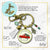 Red Truck Vintage Theme Christmas Keychain Holiday Tree Charm Jewelry O Christmas Tree Handmade Gift Tassel Key Ring