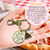 SET of 2 Thanks Best Cheesy Friend Pizza Keychains - Gutsy Goodness