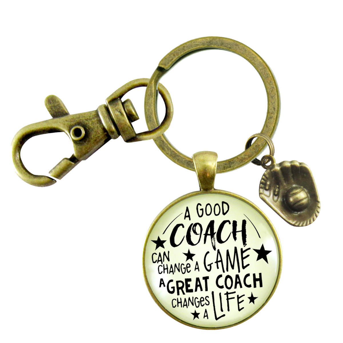 Softball Coaching Sport Keychain Great Coach Changes Life Thank You Gift - Gutsy Goodness Handmade Jewelry;Softball Coaching Sport Keychain Great Coach Changes Life Thank You Gift - Gutsy Goodness Handmade Jewelry Gifts