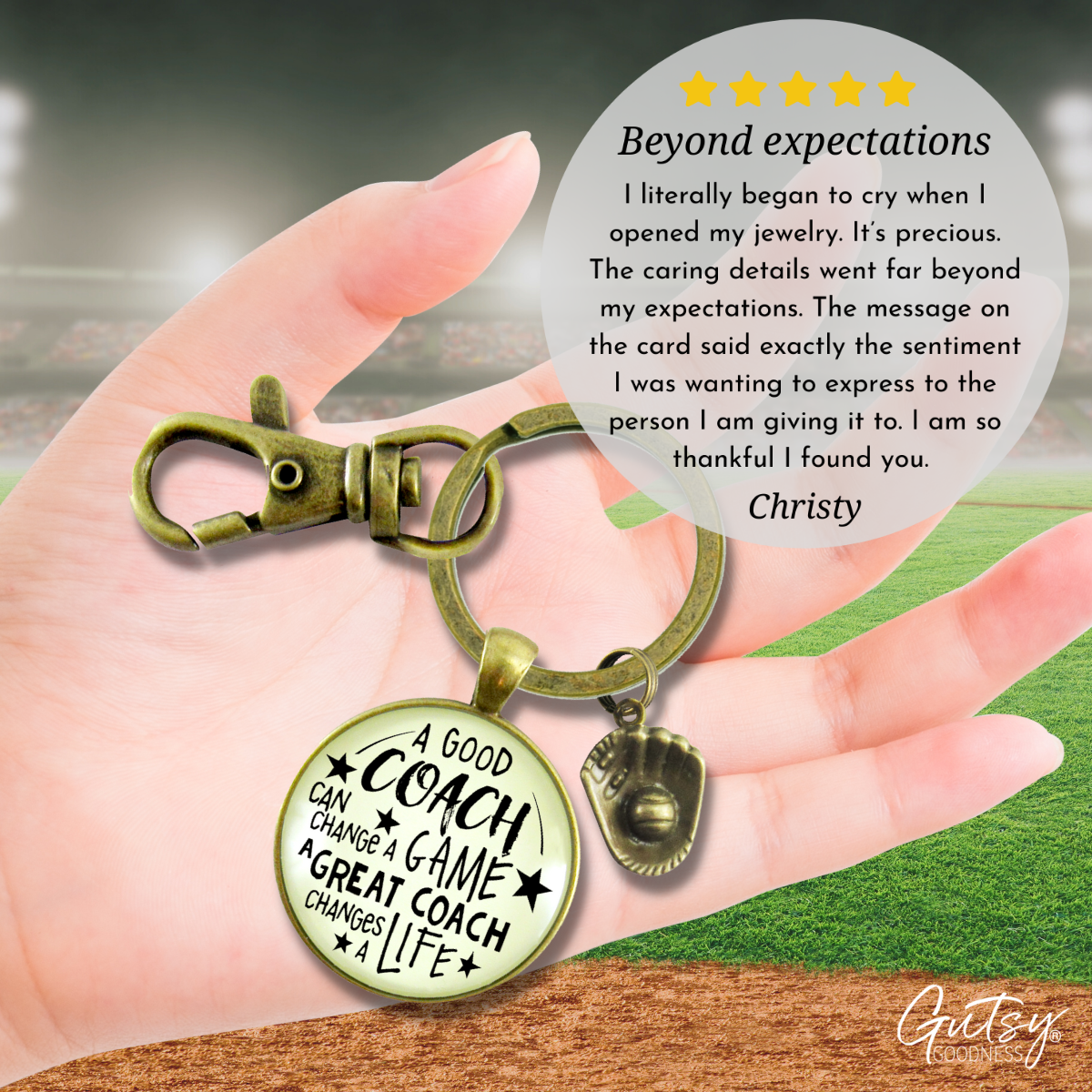 Softball Coaching Sport Keychain Great Coach Changes Life Thank You Gift - Gutsy Goodness Handmade Jewelry;Softball Coaching Sport Keychain Great Coach Changes Life Thank You Gift - Gutsy Goodness Handmade Jewelry Gifts