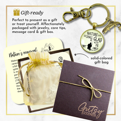 Fishing Keychain Dad Nature Says Outdoorsman Rustic Key Ring Gift For Father Sportsman - Gutsy Goodness Handmade Jewelry;Fishing Keychain Dad Nature Says Outdoorsman Rustic Key Ring Gift For Father Sportsman - Gutsy Goodness Handmade Jewelry Gifts