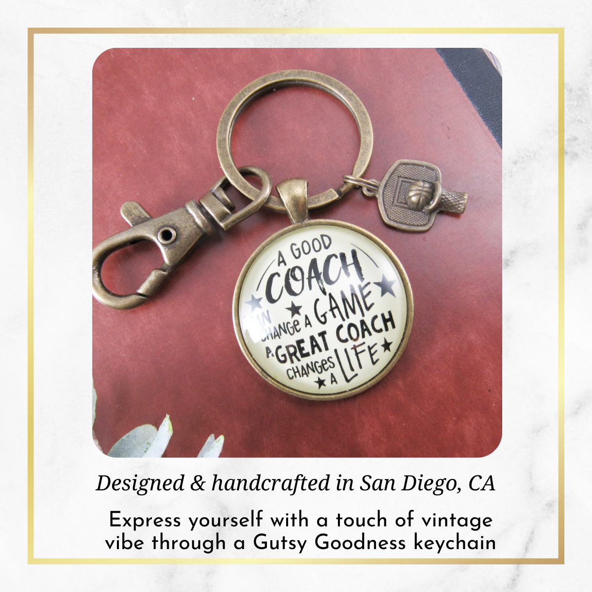Basketball Coaching Sport Keychain Great Coach Changes Life Thank You Gift - Gutsy Goodness Handmade Jewelry;Basketball Coaching Sport Keychain Great Coach Changes Life Thank You Gift - Gutsy Goodness Handmade Jewelry Gifts