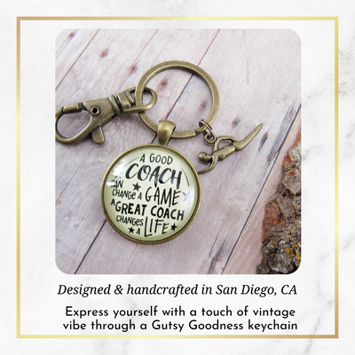 Swim Coaching Sport Keychain Great Coach Changes Life Swimming Instructor Gift - Gutsy Goodness Handmade Jewelry;Swim Coaching Sport Keychain Great Coach Changes Life Swimming Instructor Gift - Gutsy Goodness Handmade Jewelry Gifts