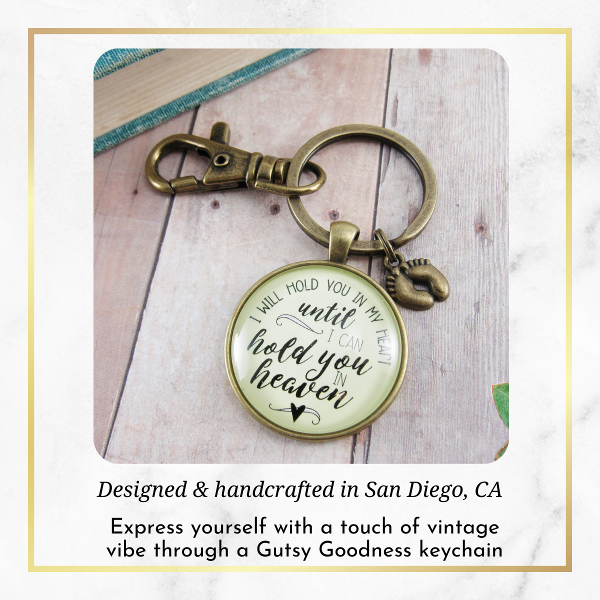 Miscarriage Keychain I Hold You in Heart Baby Remembrance Gift For Dad Father - Gutsy Goodness Handmade Jewelry;Miscarriage Keychain I Hold You In Heart Baby Remembrance Gift For Dad Father - Gutsy Goodness Handmade Jewelry Gifts