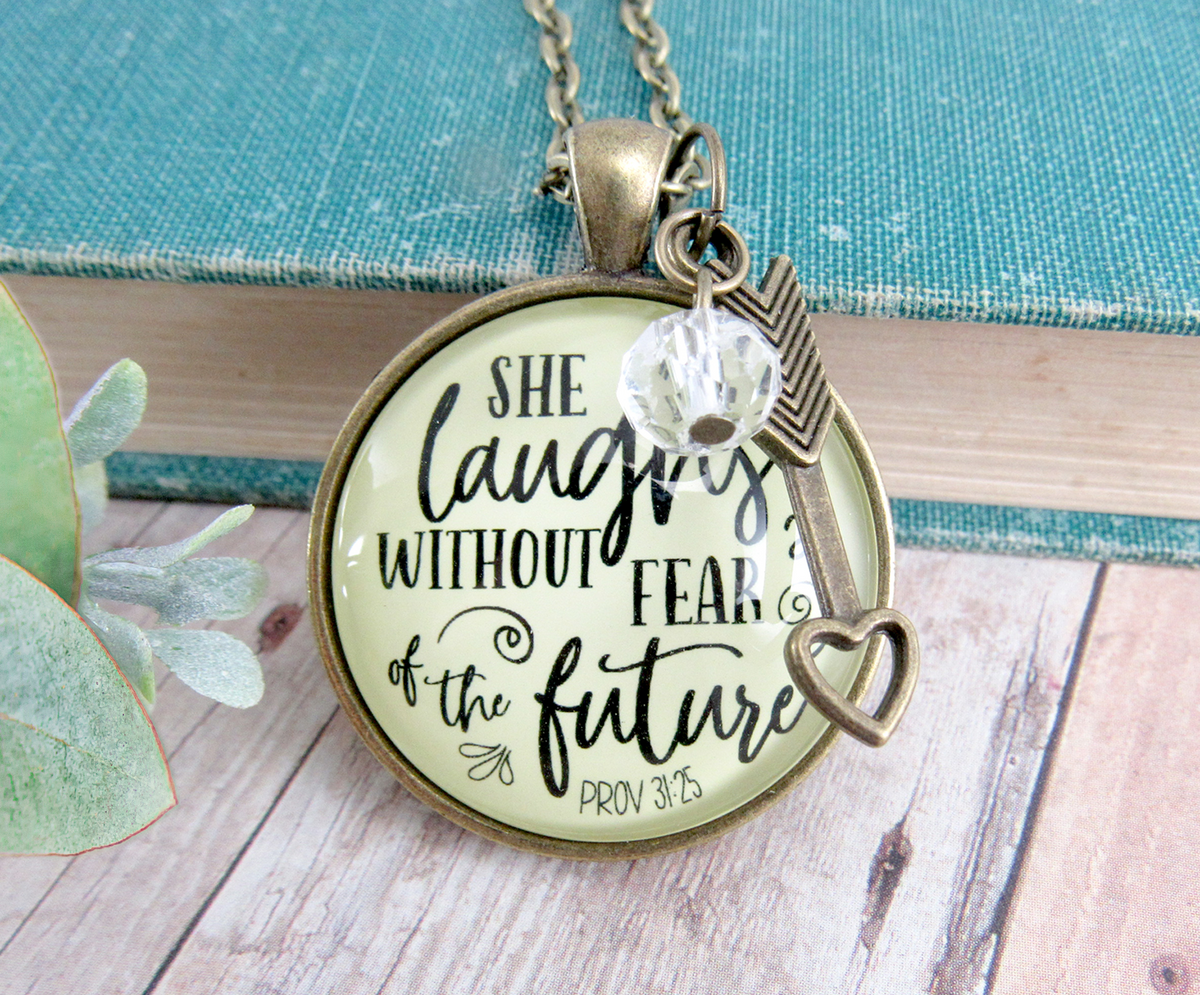 BUNDLE: She Laughs Without Fear 3 Necklace Bundle & Save - Gutsy Goodness