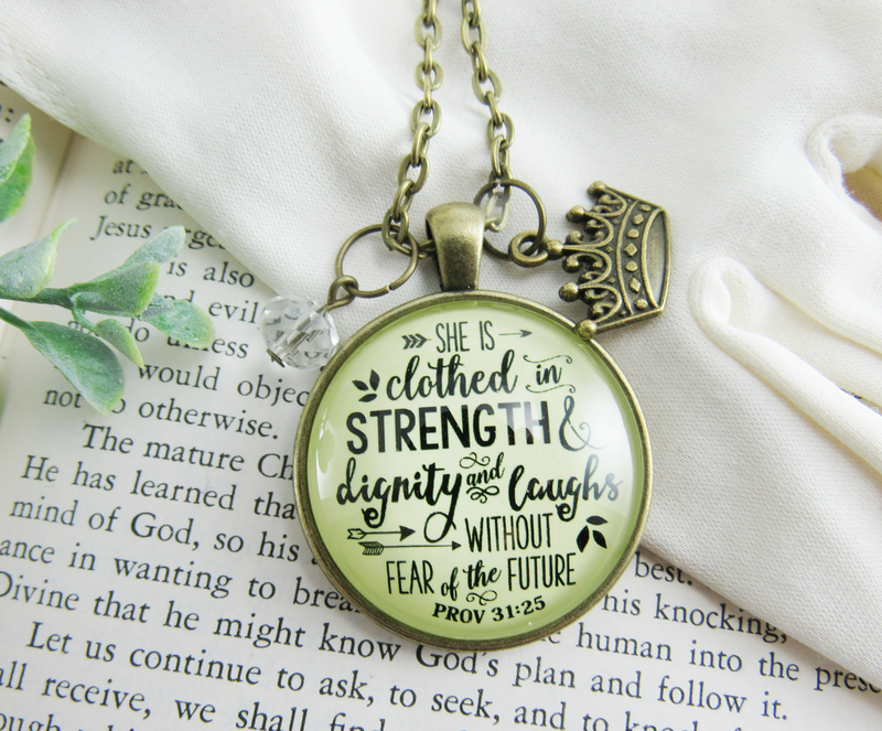 BUNDLE: She Laughs Without Fear 3 Necklace Bundle & Save - Gutsy Goodness