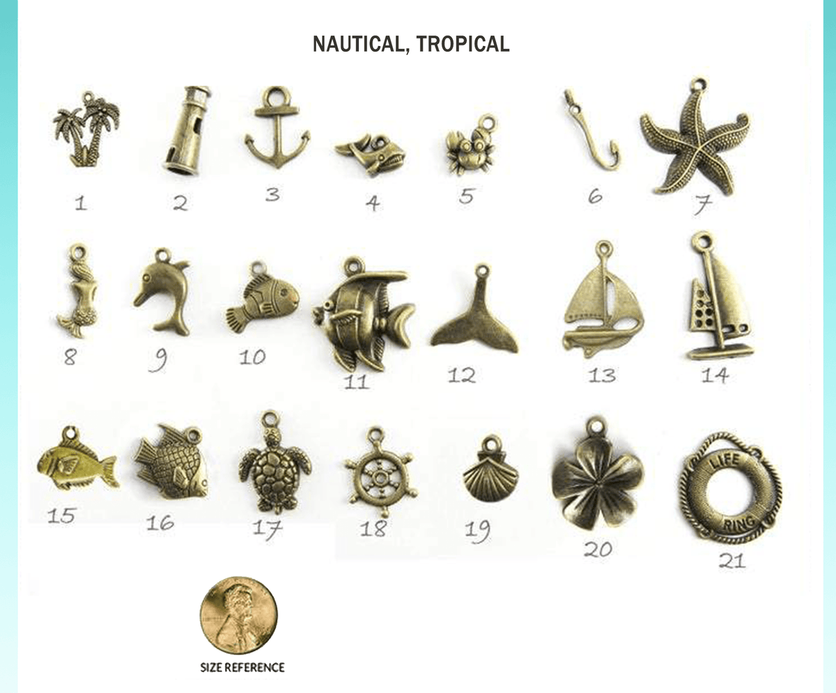Nautical Charms For Gutsy Goodness Jewelry - Gutsy Goodness